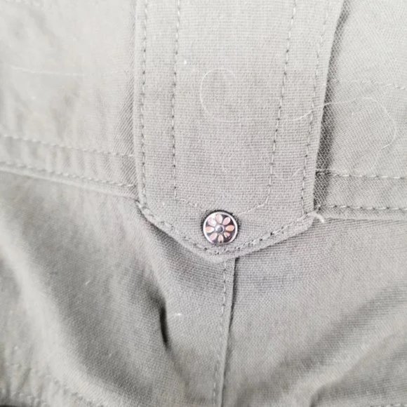 Royal Robbins Olive Green Boot Cut Stretch Hiking Pants Women's 4 - Picture 5 of 10